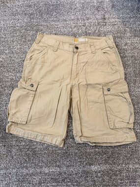 Carhartt Men's Tan Cargo Shorts - Relaxed Fit